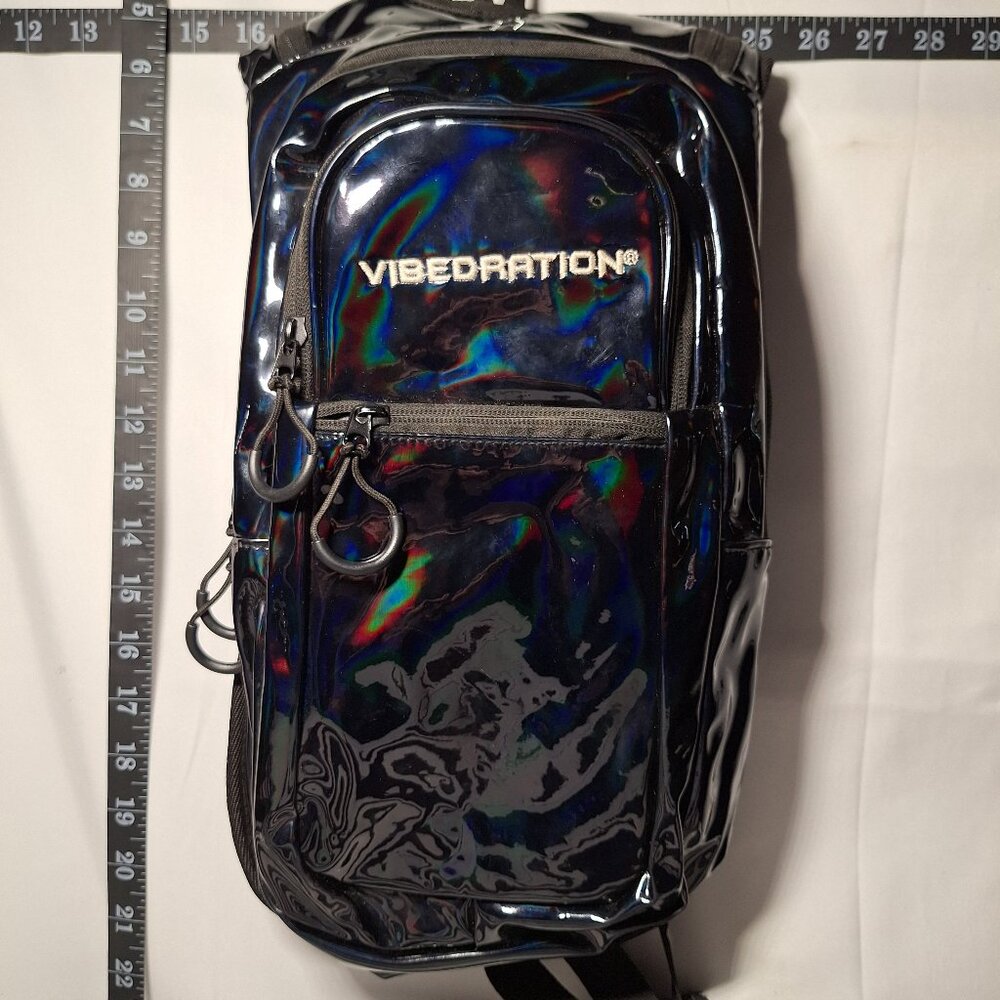 Vibedration Hydration Backpack w/o bladder Black vinyl-like Used